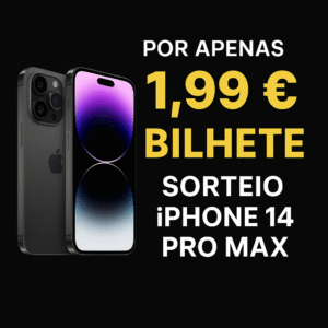 Bilhete Sorteio iPhone 14 Pro Max